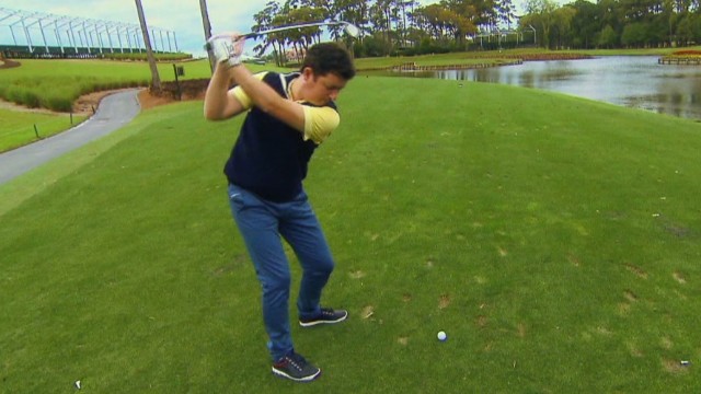 The toughest shot in golf?