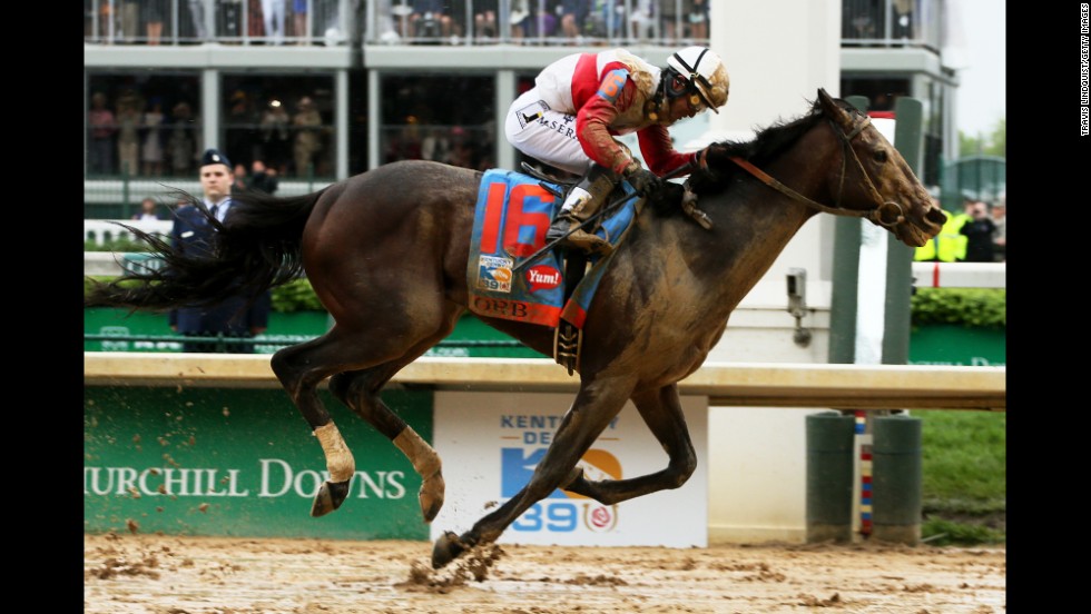Joel Rosario and Orb on their way to winning the derby.