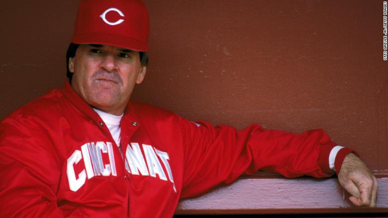 Pete Rose, shown in his last season as manager, has admitted to betting on Reds games.