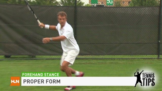 Tennis Tips: Forehand stance
