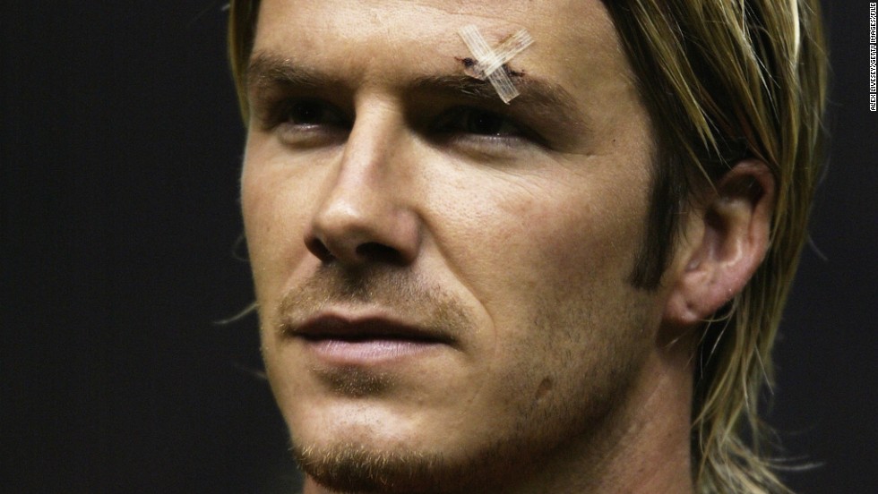 A boot flew into the face of Manchester United&#39;s star midfielder David Beckham after Ferguson lost his temper following a 2-0 FA Cup defeat to Arsenal in February 2003. Beckham had to be held back following the incident and he joined Real Madrid ahead of the following season.