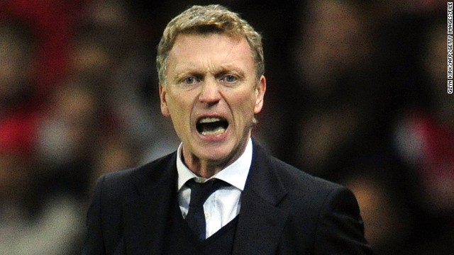 Manchester United&#39;s new manager David Moyes started work on Monday.