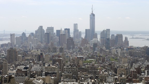 Final Pieces Hoisted Atop One World Trade Center