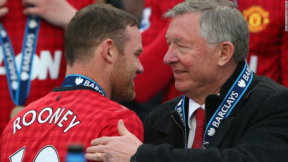 Ferguson did not select Wayne Rooney in his match-day squad, and later revealed that the England striker has asked to leave United. 