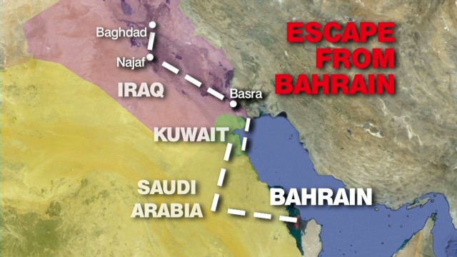 A dramatic escape from Bahrain