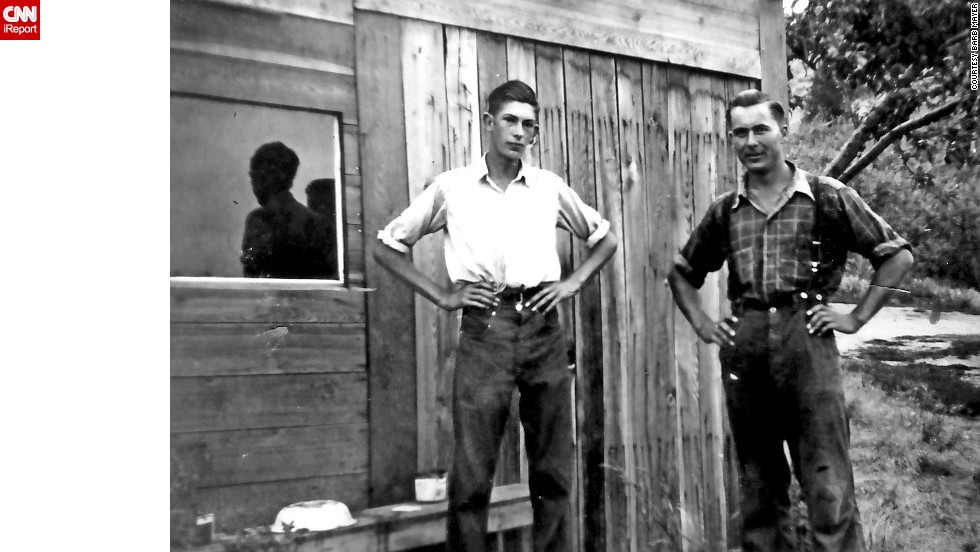 Denim jeans -- or trousers, waist overalls or dungarees -- started out as work-wear for hard labor in mines, factories and fields, as seen on &lt;a href=&quot;http://ireport.cnn.com/docs/DOC-965233&quot;&gt;two fruit pickers&lt;/a&gt; in British Columbia in 1942. 