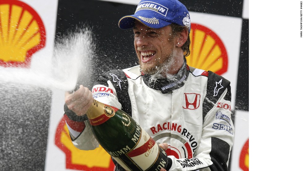 There was an early highlight for Honda as Jenson Button won a wet 2006 Hungarian Grand Prix -- but it was to be Honda&#39;s only victory during its three-year return to the grid.