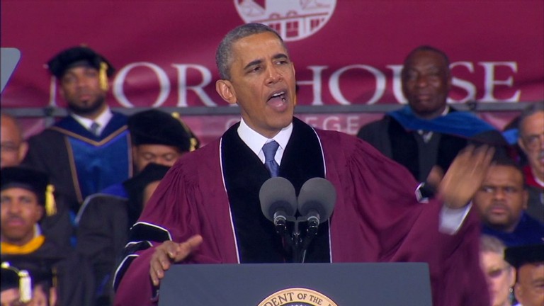 Obama To New Grads No Time For Excuses Cnn Politics