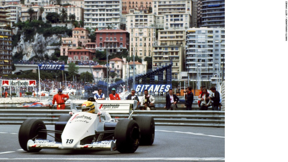 The late triple world champion Ayrton Senna won the Monaco race a record six times and says he entered a &quot;trance-like&quot; state while driving through the narrow streets.
