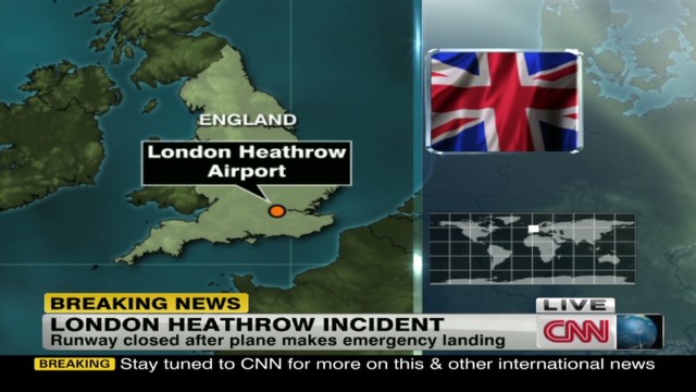Emergency plane lands at Heathrow