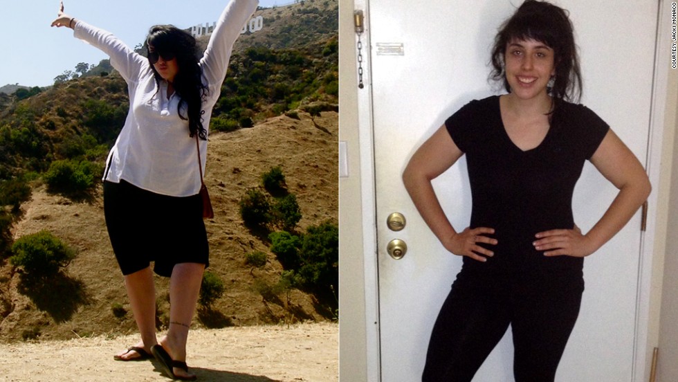 After her college roommate died in 2009, Jacki Monaco treated her depression with junk food. Over the next two years, she gained 100 pounds. In 2011, she was diagnosed with binge eating disorder. She learned how to &lt;a href=&quot;http://www.cnn.com/2013/05/24/health/jacki-monaco-weight-loss/index.html&quot;&gt;have a healthy relationship with food&lt;/a&gt; and has since dropped 70 pounds. 