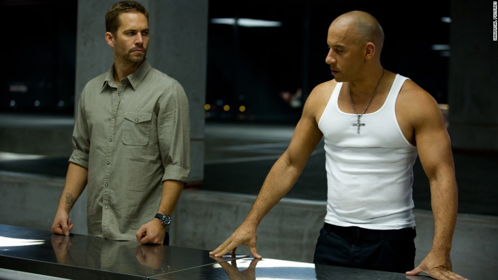 Walker&#39;s role as Brian O&#39;Conner in the &quot;Fast &amp;amp; Furious&quot; franchise (here with Vin Diesel in the sixth film) helped make the actor a star.