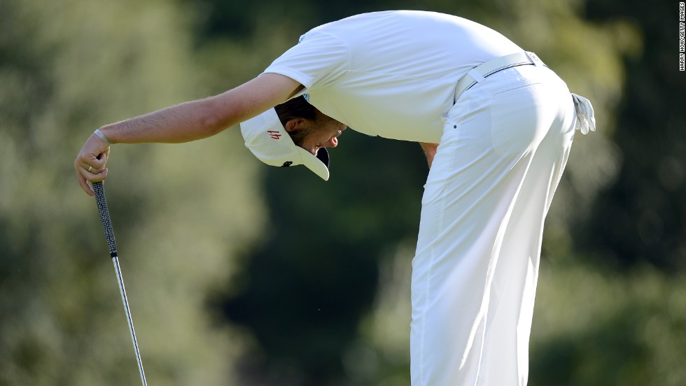 Australian Aaron Baddeley revealed he prayed before hitting a putt during his first PGA Tour event just hours after speaking at the morning&#39;s Easter service.