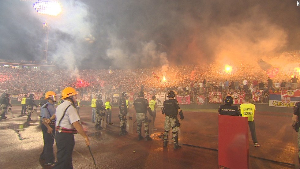 Serbian fans are renowned for creating an intimidating atmosphere, as CNN discovered at the Belgrade derby in May. Despite previous incidents, there was no hint of racism in the match, though the Serbian Football Association&#39;s technical director Savo Milosevic did reveal they have no program in place to tackle racism.