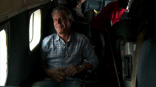 Bourdain travels in Congo 