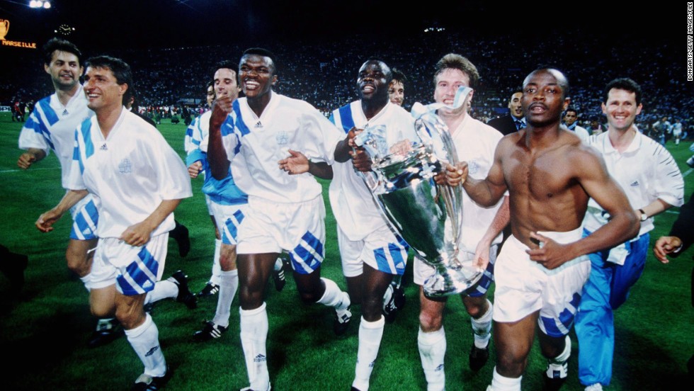 Abedi Ayew Pele's Champions League win with Marseille