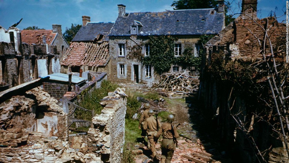 Before And After D Day Color Photos From England And France 1944 Cnn