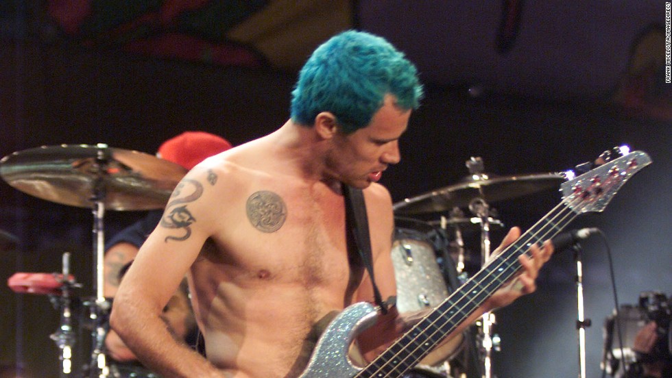 Red Hot Chili Peppers bassist Flea, whose real name is Michael Balzary, per...