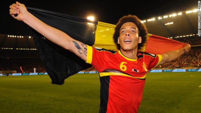 Midfielder Axel Witsel and his Belgian teammates moved a step closer to qualifying for next year&#39;s World Cup in Brazil. 