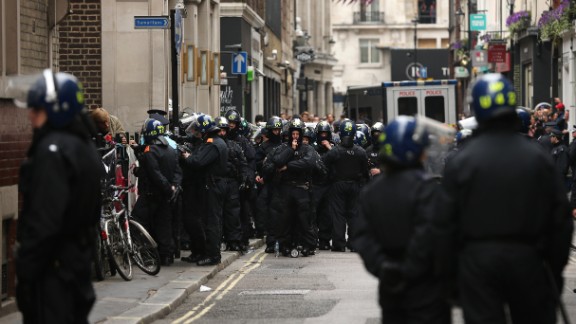 Arrests made in London ahead of next week's G8 summit - CNN