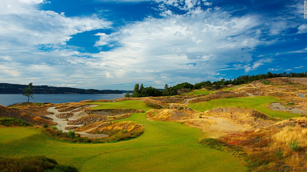 Designed by Robert Trent Jones Jr. and opened for play in 2007, this 7,165-yard, par 72 stunner on the shores of Puget Sound hosted the 2010 U.S. Amateur. It will host its first U.S. Open in 2015. Green fee: $219.