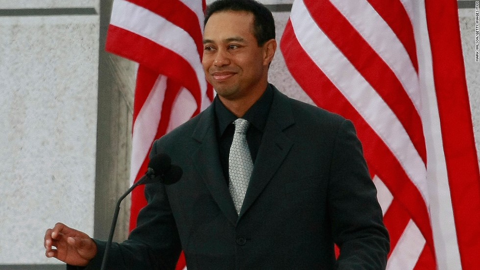 Woods spoke at &quot;We Are One: The Obama Inaugural Celebration at The Lincoln Memorial&quot; in January 2009 for the president-elect.
