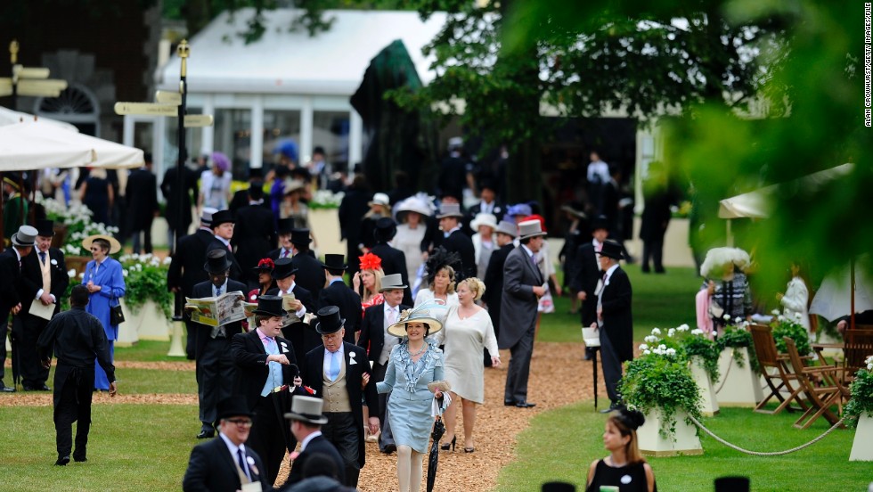 And where did she horrify high society? None other than Ascot&#39;s exclusive Royal Enclosure. The first class ticket area includes the best seats in the stand, luxury marquees (pictured) and private track side gazebos.