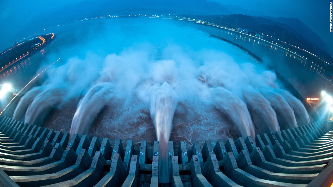 Chinese construction companies are developing a record-breaking hydropower project in Nigeria that has been compared to the world&#39;s largest hydropower plant the Three Gorges Dam (pictured) in Yichang, China. 