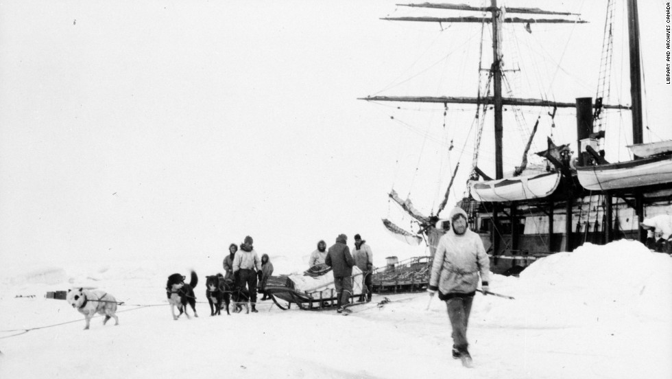 During a 1913 expedition to explore the region north of Alaska and Canada, 31 people aboard the Canadian sponsored ship Karluk became trapped in ice, beginning a yearlong ordeal. Click through the images for photos from the historic adventure.