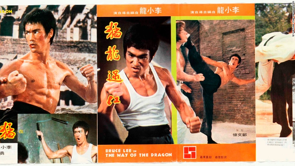 A handbill for &quot;The Way of the Dragon&quot;, which was written, produced and directed by Bruce Lee, and is considered one of the greatest action films of all time.