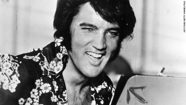 Elvis Presley in the 1970s.