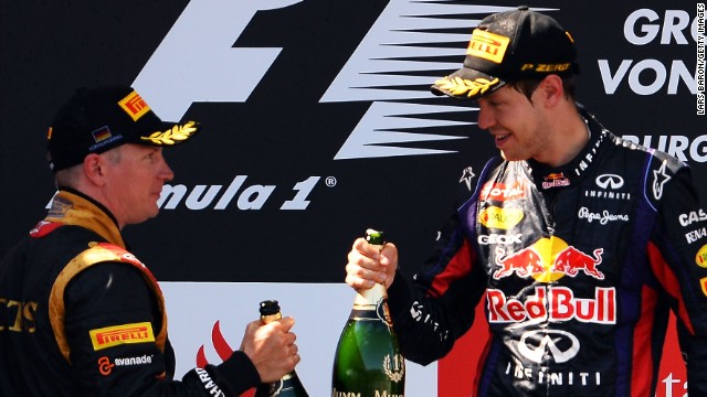 With Red Bull chasing Kimi Raikkonen, left, the Finn and Sebastian Vettel could be teammates next season. 