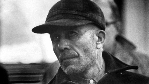 Ed Gein killed at least two women and dug up the corpses of several others from a cemetery in Wisconsin, using their skin and body parts to make clothing and household objects in the 1950s.