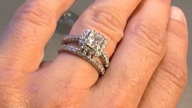 Diamond ring recovered in sewer