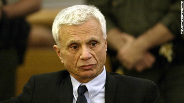 Robert Blake reacts after hearing he was acquitted on all counts in his murder trial for the death of his wife Bonny Lee Bakley in Los Angeles Wednesday, March 16, 2005. Photo by Nick Ut (Pool Photographer/WireImage)