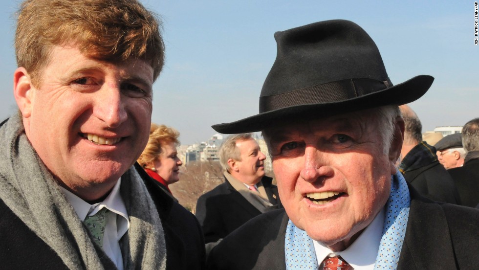 The Kennedy clan experienced a two-year absence on Capitol Hill beginning in 2011 with the departure of U.S. Rep. Patrick Kennedy, D-Rhode Island, shown here with his father, U.S. Sen. Edward Kennedy, at President Barack Obama&#39;s inauguration in 2009. The hiatus ended when U.S. Rep. Joseph P. Kennedy III, D-Massachusetts, was sworn in 2013. He is the son of former U.S. Rep. Joe Kennedy and the grandson of the late U.S. Sen. Robert Kennedy. 