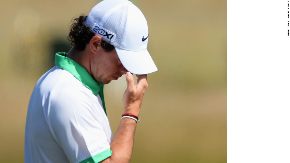 World No. 2 Rory McIlroy described himself as &quot;brain dead&quot; and &quot;unconscious&quot; after shooting an eight-over-par 79 on day one of the British Open.