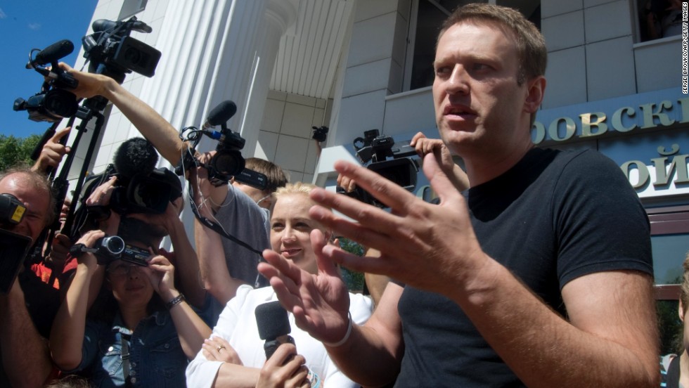 Anti-corruption lawyer Alexey Navalny once branded Putin&#39;s United Russia party &quot;the party of crooks and thieves.&quot; He was arrested in December 2014 on accusations of fraud. 