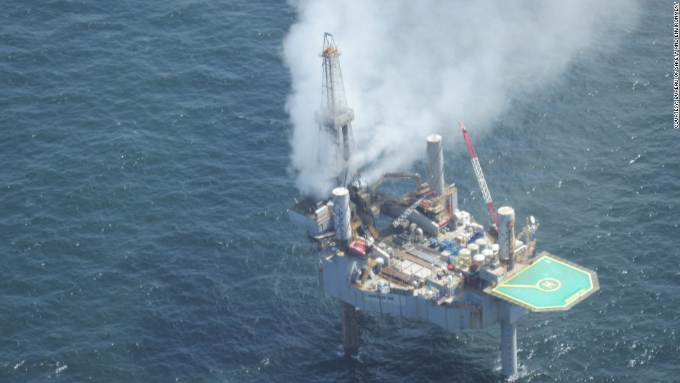 Gas Cut Off At Burning Gulf Rig Officials Say Cnn