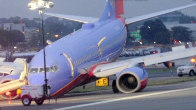 Southwest jet hit runway nose first, investigators say - CNN