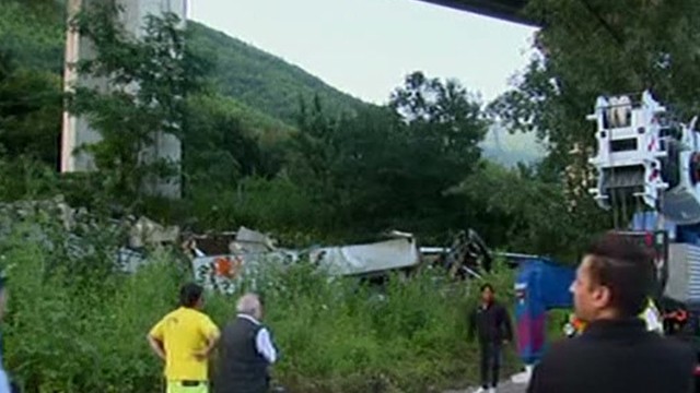 What caused fatal Italian bus crash?