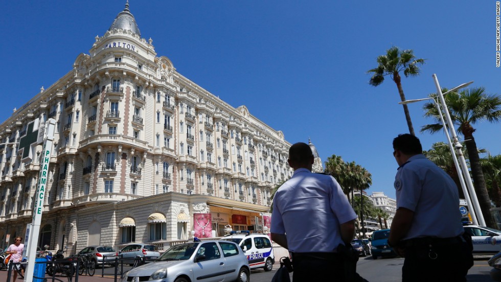 In July 2013, an armed robber &lt;a href=&quot;http://www.cnn.com/2013/07/29/world/europe/cannes-jewelry-theft/index.html&quot;&gt;held up a jewelry exhibition at the Carlton Hotel&lt;/a&gt; in the French resort city of Cannes, stealing jewels worth an estimated 102 million euros ($136 million). 