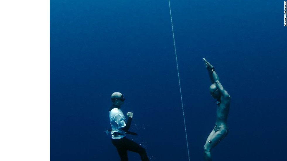 &quot;You definitely want to get into a completely realxed state mentally and physically before you dive,&quot; said champion freediver William Trubridge. &quot;You generally lie down before a dive, relax, breathe normally and visualize what you&#39;re about to do.&quot;