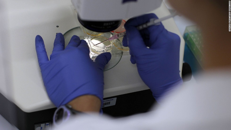 In 2005, Connecticut and Illinois designated state funds to support stem cell research in their states. Above, a woman works on stem cells at the University of Connecticut&#39;s Stem Cell Institute at the UConn Health Center in August 2010 in Farmington.