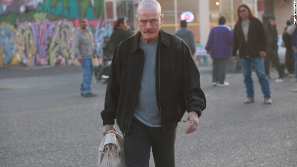 This scene from Season 1 offers one of the first glimpses into how smart and ruthless Walter White (Cranston) can be when cornered. Here, Walt leaves with a bag of cash after igniting an explosion at the lair of Tuco, a midlevel meth dealer.