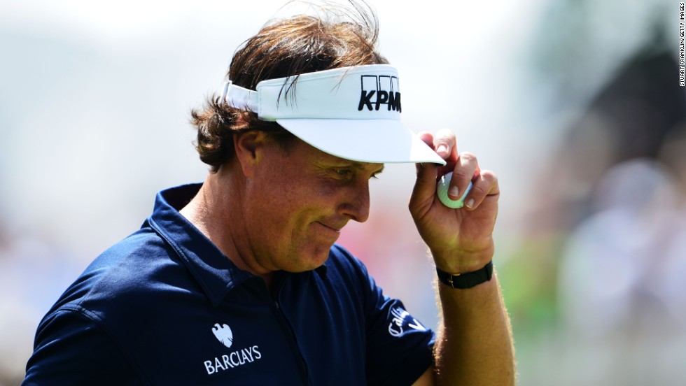 Phil Mickelson had a round to forget Saturday, shooting a 78. But he was back at Oak Hill on Sunday and fared better, carding a 72. He finished in a tie for 72nd. 