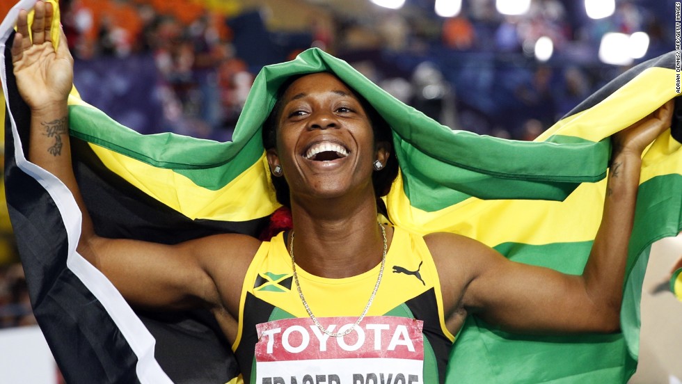 Both Jamaicans completed 100/200m doubles at the 2013 world championships in Moscow.