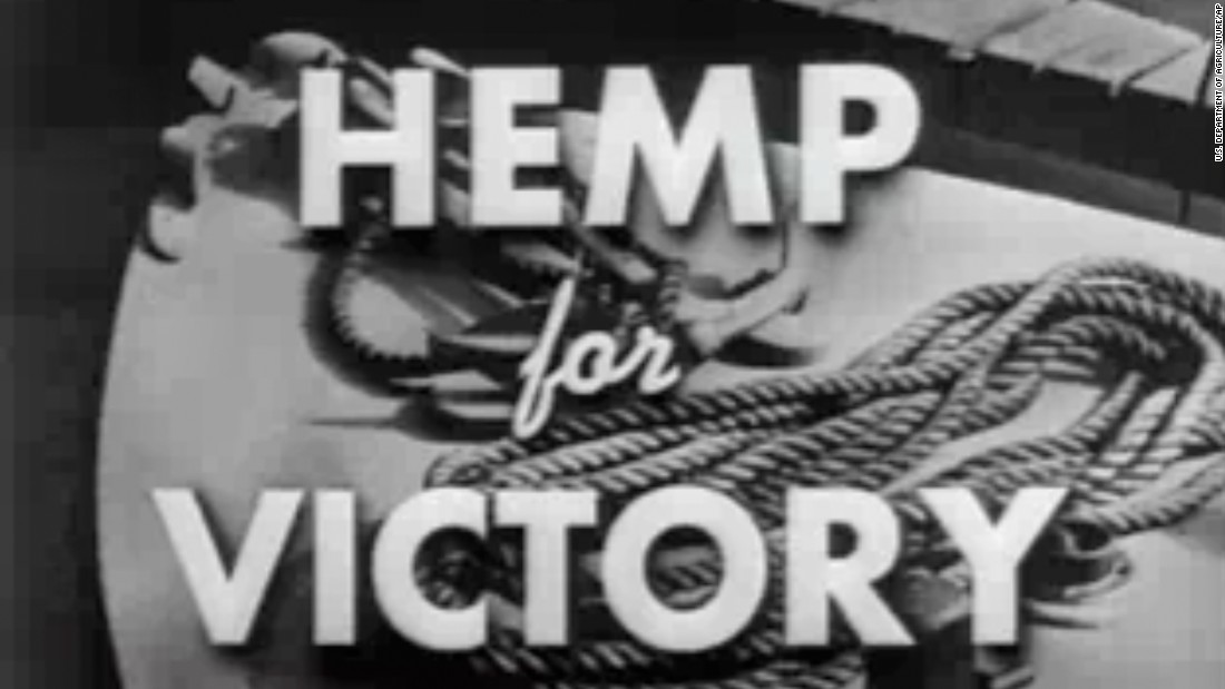 Even after Congress cracked down on marijuana in 1937, farmers were encouraged to grow the crop for rope, sails and parachutes during World War II. The &quot;Hemp for Victory&quot; film was released in 1942 by the U.S. Department of Agriculture.