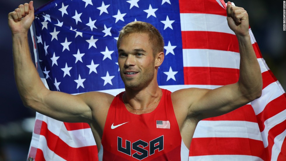 U.S. runner Nick Symmonds, who became the first athlete at the championships to criticize the laws after winning silver in the 800 meters on Tuesday, said that Isinbayeva &quot;was so behind the times.&quot; In an interview with the BBC, he revealed that he had been told he would&#39;ve been arrested had he competed wearing a rainbow sticker.