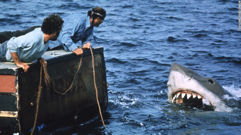 Steven Spielberg&#39;s 1975 shark thriller &quot;Jaws&quot; gave birth to the summer blockbuster and a cultural love-hate relationship with swimming in the ocean. The filmmaker&#39;s classic also proved that these beasts were ready for their close-ups. 